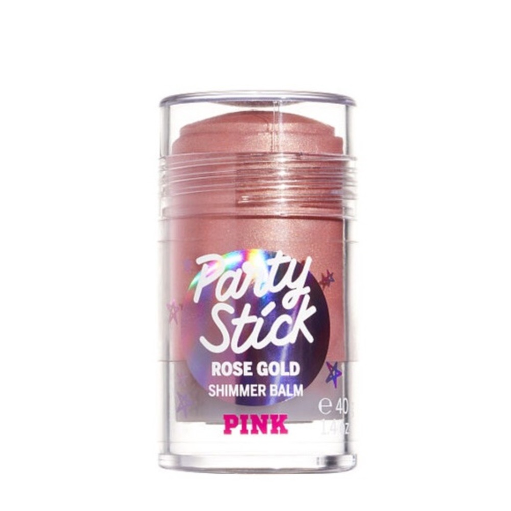☀️PINK by VS Party Stick Rose Gold Shimmer Balm☀️